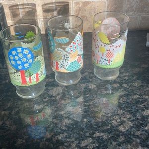 Vintage Pat Au glassware